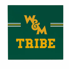 William & Mary Wood Wall Sign, 12x12 - Collegiate Home