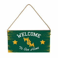 William & Mary Wood Wall Sign, 6x11 - Collegiate Home