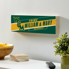 William & Mary Mantle Sign, Down Home Fans, 5x18 - Collegiate Home