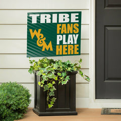 William & Mary Coroplast Yard Sign "Fans Play Here" - Collegiate Home