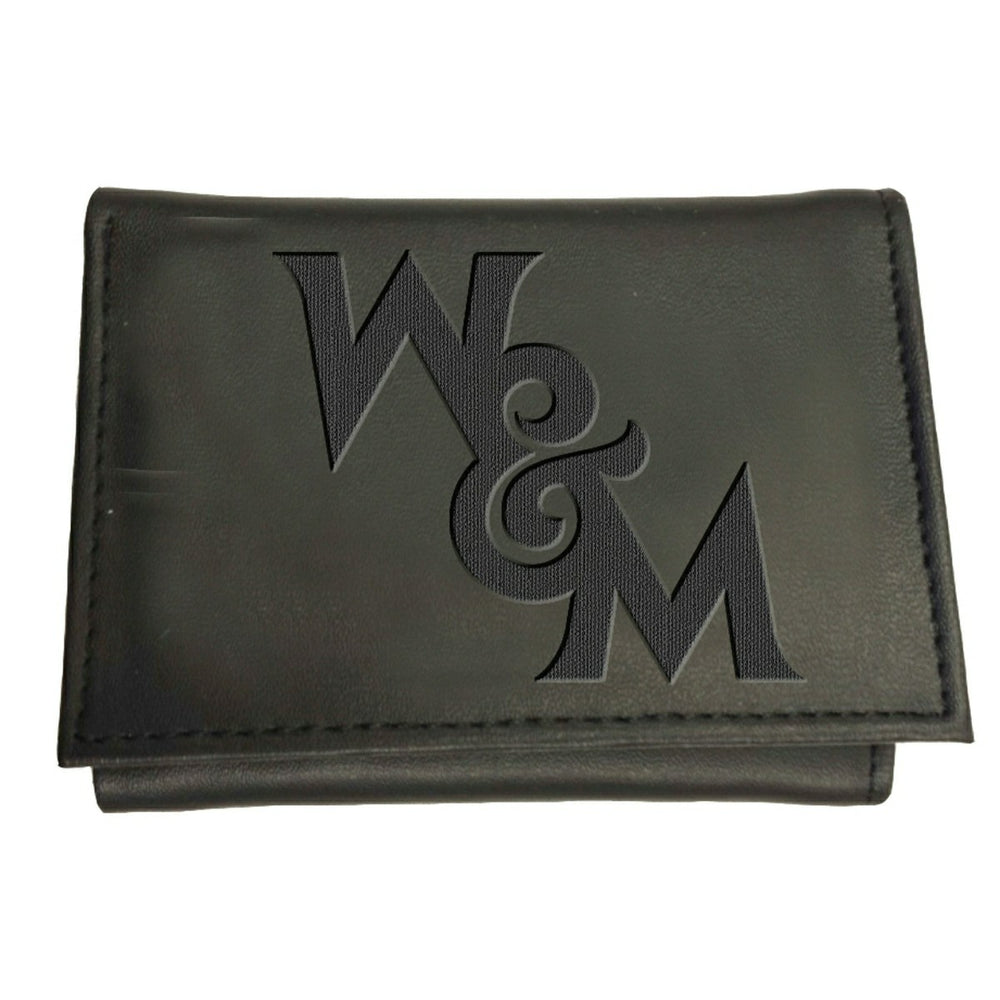 William & Mary, Tri-Fold Wallet, Black - Collegiate Home