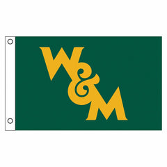 William & Mary Single Sided Flag w/ 2 Grommets, 3'x5' - Collegiate Home