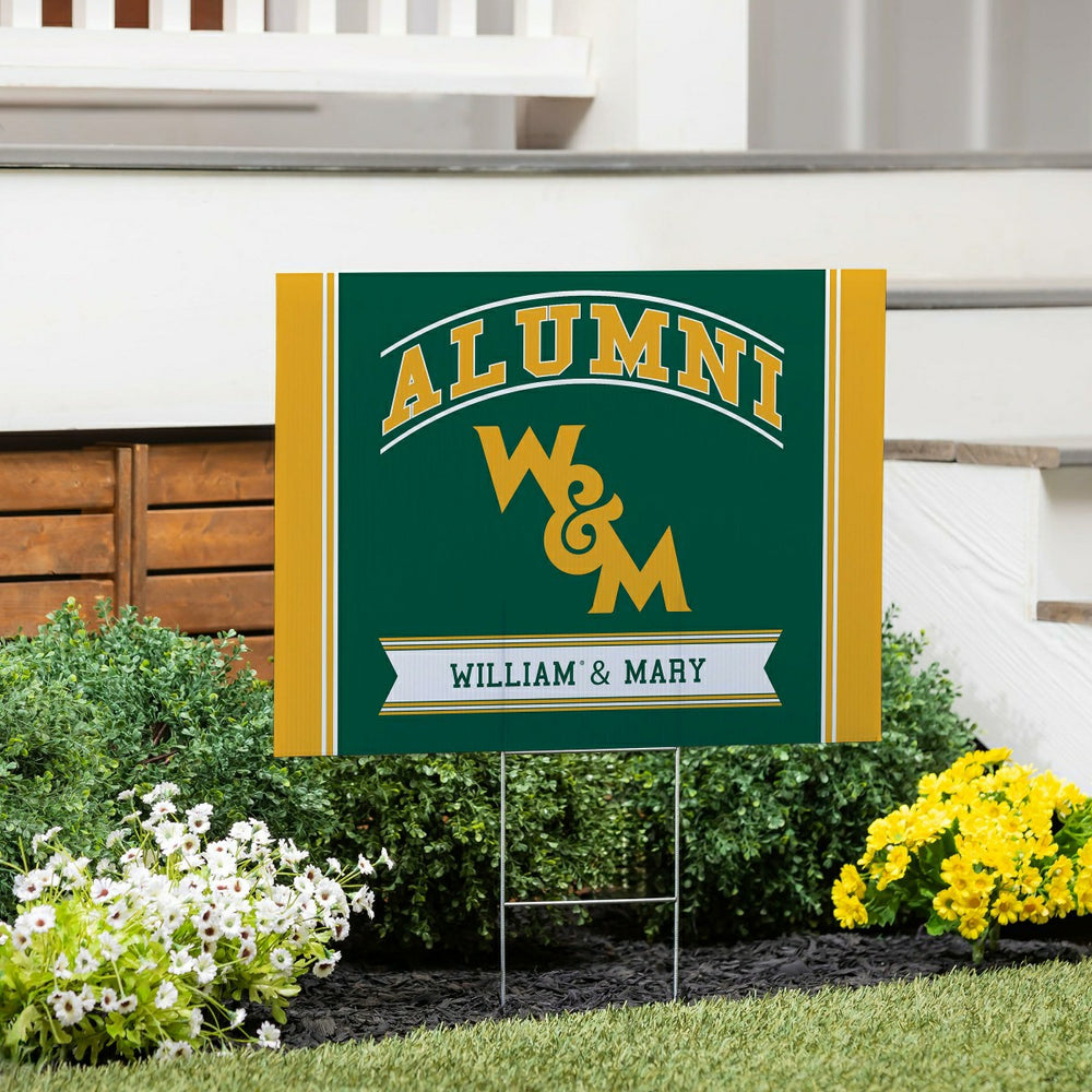 William & Mary Coroplast Yard Sign Alumni - Collegiate Home