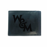 Front Pocket Wallet w/ RFID Blocking, William & Mary, Black - Collegiate Home