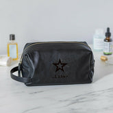 US Army, Embossed Toiletry Bag, Black - US Military Home
