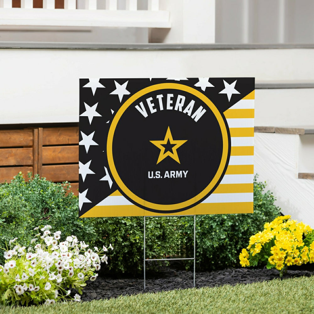 US Army Coroplast Yard Sign - US Military Home