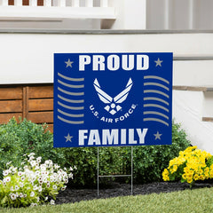 US Air Force Coroplast Yard Sign - US Military Home