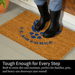 Coir Mat, 16"x28", US Air Force - US Military