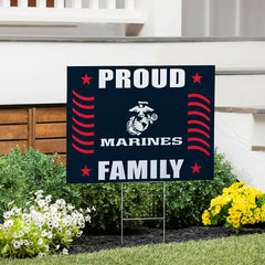 US Marine Corps Coroplast Yard Sign - US Military Home