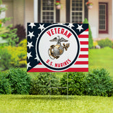 US Marine Corps Coroplast Yard Sign - US Military Home