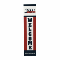 US Marine Corps, 250th Anniversary Large Single Sided Leaner, 46" - US Military Home