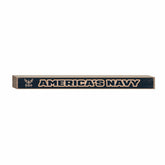 US Navy Engraved Wood Sign, 1.5" x 18" - US Military Home