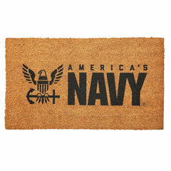 U.S. Navy, Coir Mat, 16"x28" - US Military