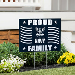US Navy Coroplast Yard Sign - US Military Home