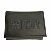 US Navy, Tri-Fold Wallet, Black - US Military