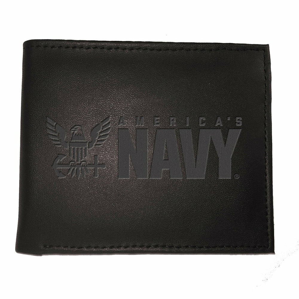 US Navy, Bi-Fold Wallet, Black - US Military