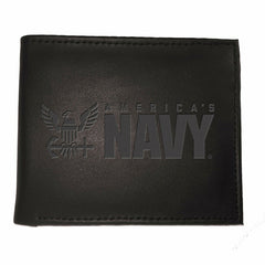 US Navy, Bi-Fold Wallet, Black - US Military
