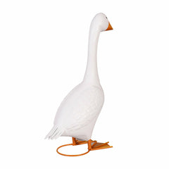Metal Porch Goose Statue, 21"H - Home