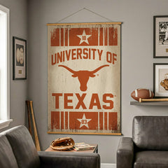 University of Texas, Canvas Wall Tapestry, Large, 54x36 - Home Collegiate