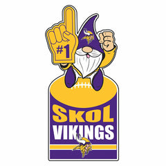 Minnesota Vikings Gnome Metal Sign 10"L x 30"H - Home NFL