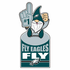 Philadelphia Eagles Gnome Metal Sign 10"L x 30"H - Home NFL