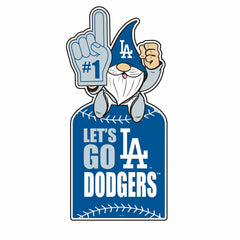 Los Angeles Dodgers Gnome Metal Sign 10"L x 30"H - Home MLB