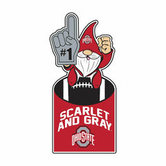 Ohio State University Gnome Metal Sign 10"L x 30"H - Home Collegiate
