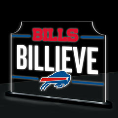 Buffalo Bills NFL Football Rectangle Desklite LED Decor - Home NFL