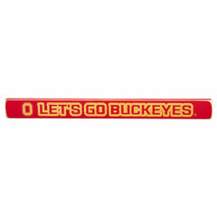 Ohio State University Engraved Wood Sign, 1.5" x 18" - Home Collegiate