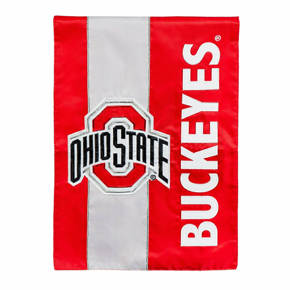 Ohio State University Embellished Garden Flag - Home Collegiate