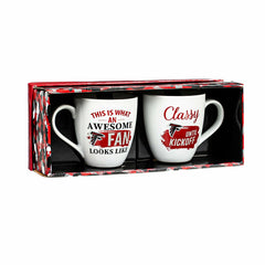 Atlanta Falcons, Ceramic Cup O'Java 17oz Gift Set - NFL Home