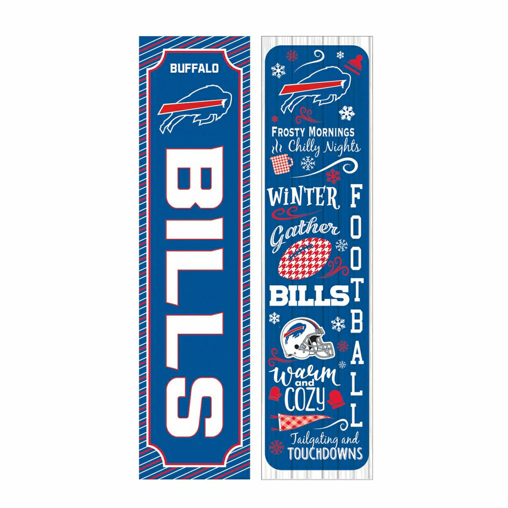 Buffalo Bills 46" Double Sided Leaner, Winter Seasonal - NFL Home