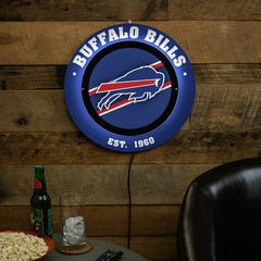 Buffalo Bills, Metal Lite, Round - NFL