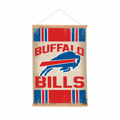 Buffalo Bills, Canvas Wall Tapestry, Medium, 36x24 - NFL Home