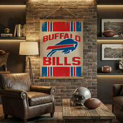 Buffalo Bills, Canvas Wall Tapestry, Large, 54x36 - NFL Home