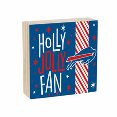 Buffalo Bills Block, Holiday, 6x6 - NFL Home