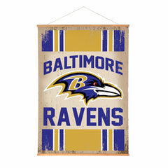 Baltimore Ravens, Canvas Wall Tapestry, Large, 54x36 - NFL Home