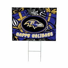 Baltimore Ravens Yard Sign, Holiday - NFL Home