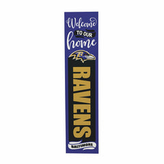 47" Double Sided Leaner, Baltimore Ravens, Halloween - NFL Home