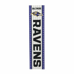 47" Double Sided Leaner, Baltimore Ravens, Christmas - NFL Home