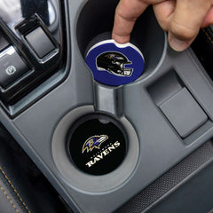 Baltimore Ravens Car Coaster Set, 2pc - NFL