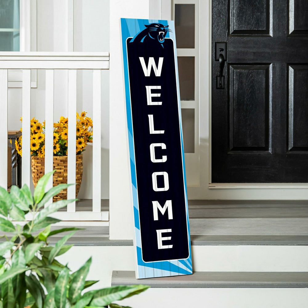 Carolina Panthers Summer Seasonal Single Sided Large Leaner, 46" - NFL Home