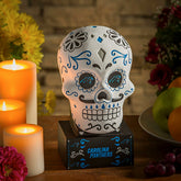 Carolina Panthers Sugar Skull Statue - NFL Home