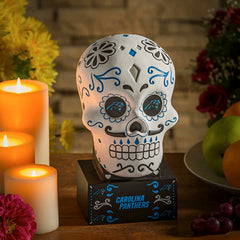 Carolina Panthers Sugar Skull Statue - NFL Home