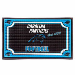Indoor/Outdoor NFL Team Pride Embossed Doormat, Carolina Panthers - NFL