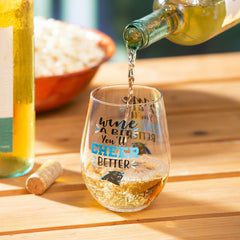 Carolina Panthers, 17oz Boxed Stemless Wine - NFL Home