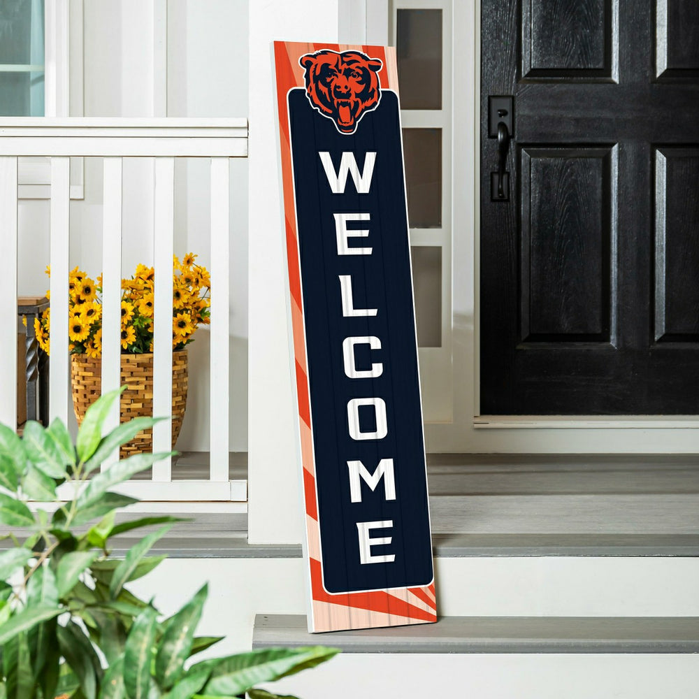 Chicago Bears Summer Seasonal Single Sided Large Leaner, 46" - NFL Home