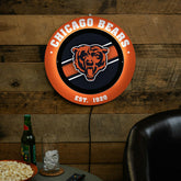 Chicago Bears, Metal Lite, Round - NFL