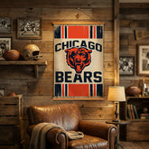Chicago Bears, Canvas Wall Tapestry, Medium, 36x24 - NFL Home