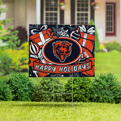 Chicago Bears Yard Sign, Holiday - NFL Home